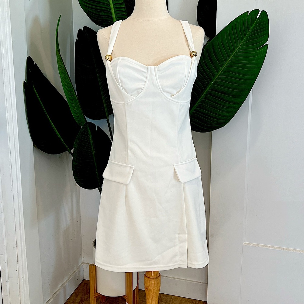 SHEIN MOD Spaghetti Strap Slip Dress - size S